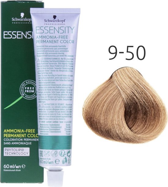 Schwarzkopf Professional Schwarzkopf - Essensity - Color - 9-50 Extra Lichtblond Goud Natuur - 60 ml