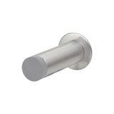 SOLIDO Wand-deurbuffer ø 20 mm | Lengte: 60 mm | Deurstopper | Aluminium zilver | 1 stuk