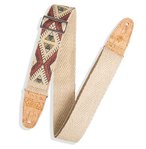 Levy's MH8P-002 natuurlijke hennep webbing w kurk uiteinden en zak 5,1 cm - Tribal