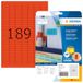 Herma Etiketten rood 25.4x10 A4 3780 st.