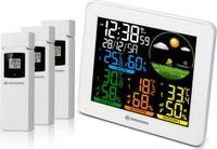 Bresser Weerstation - Kleurenscherm - 3 Sensoren - Voor Binnen en Buiten