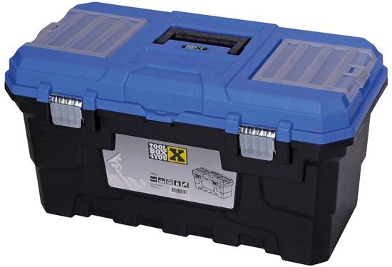 TOOLBOX4YOU Valkenpower Gereedschapskist met 2 metalen sluitingen 22''