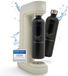 Luckymoose Bruiswatertoestel - Infinity - Soda Maker met 2x 1,25L RVS Drinkfles Zwart