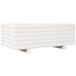 VidaXL Plantenbak 70x40x26,5 cm Grenenhout Wit