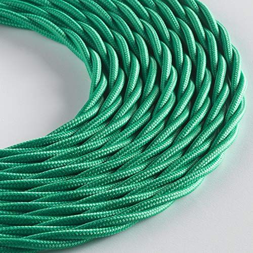 KLARTEXT LUMIRE textielkabel - 3x0,75 mm - Gazongroen - 3 m