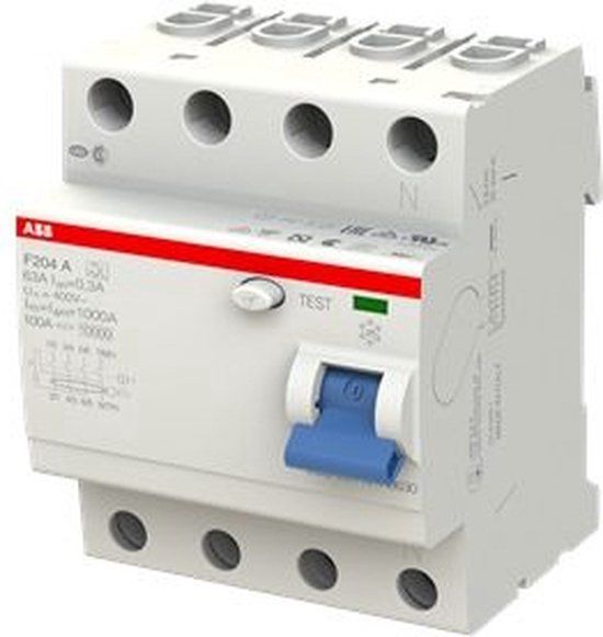 ABB F204 A-63/0,3 - Stroomonderbreker - 230 - 400 volt