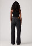 Levi's Zwarte, laagzittende, wijde jeans