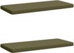 vidaXL Canapé 2 pièces VUGHT 100% Polyester Olive Green