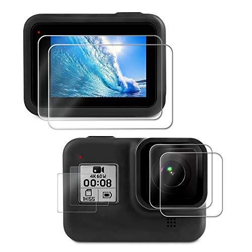 Kuptone Screen Protector voor GoPro Hero 8 Zwart, Ultra-clear Gehard Glas Screen Protector Lens Protector Accessoire voor GoPro Hero 8