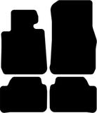 Kovvar Just Carpets B.V. Automatten BMW 1 Serie F20/F21 (2011-2019) - 4-delig - Luxury - Zwart