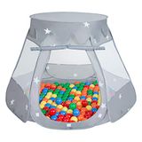 Selonis Speeltent 105x90cm met 100 ballen - Grau