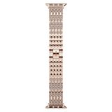Swarovski Sprankelende prinsessenband, Voor Apple Watch 40 mm en 41 mm, Roségoudkleurige kleur, Roségoudkleurige afwerking