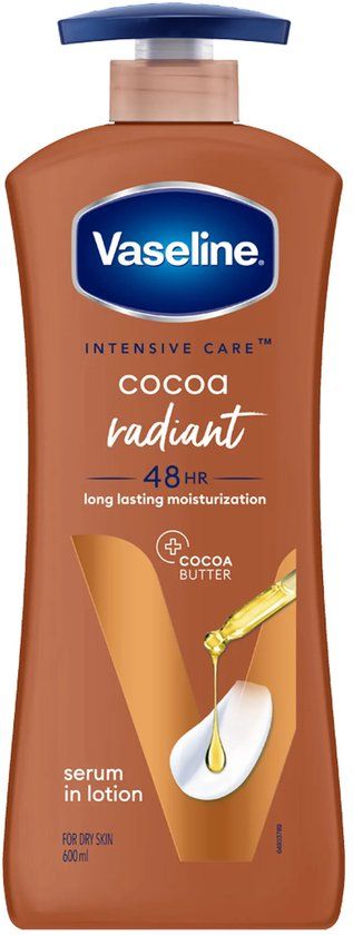 Vaseline Intensive Care Cocoa Radiant Body Lotion - 600 ml