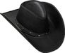 Finidi Cowboyhoed met studs Zwart Unisex Kunststof