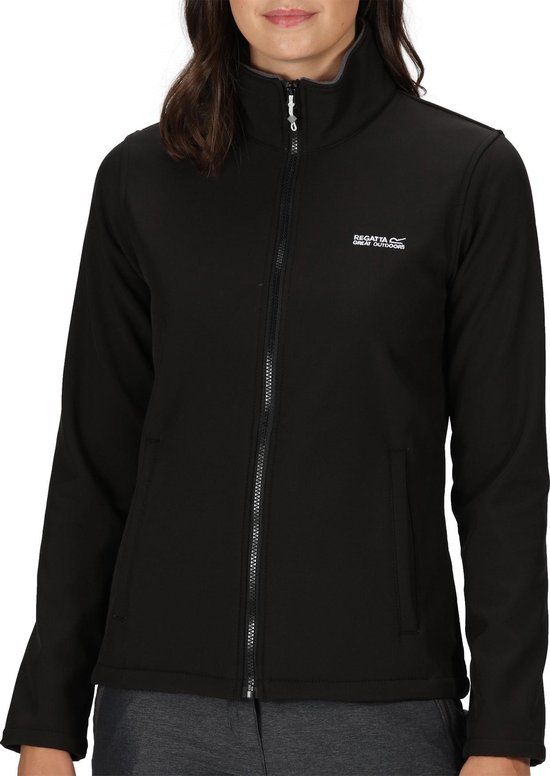Regatta Connie V Softshell Outdoorjas Dames - Zwart - Maat 38