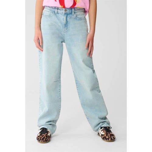 Shoeby high waist barrel jeans light blue denim