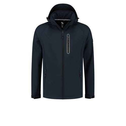 Kjelvik outdoor jas Kevan donkerblauw