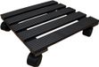 Louis Moulin Plantenroller composiet vierkant grijs 30x30cm