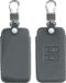 kwmobile hoesje pour clé de voiture adapté à clé de voiture Renault 4 boutons Smartkey (Keyless Go uniquement) - Anthracite