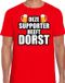 Bellatio Decorations Shoppartners Bv België fan t-shirt voor heren - Deze supporter heeft dorst - Belgium/ bier supporter - EK/ WK shirt / outfit XXL - Rood - Katoen - Maat XXL