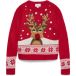 Vero Moda VMFROSTYDEER LS O-NEK PULL. XMAS GI, Chinese Red/MRS. OPTION