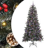vidaXL Kunstkerstboom Groen 240 cm PVC, Plastic en Staal