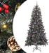 vidaXL Kunstkerstboom Groen 240 cm PVC, Plastic en Staal