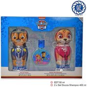 Paw Patrol Geurtje Edt 50Ml + 2 Shower Gel 400Ml 1D Chase & Skye