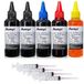 Canon Inktvullerset voor Canon PGI/CLI, bestaande uit 5 flacons van 100 ml, inclusief spuitjes