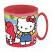 STOR Hello Kitty Verre à boire Enfants Plastique 390ml - Résistant au micro-ondes, pour Enfants