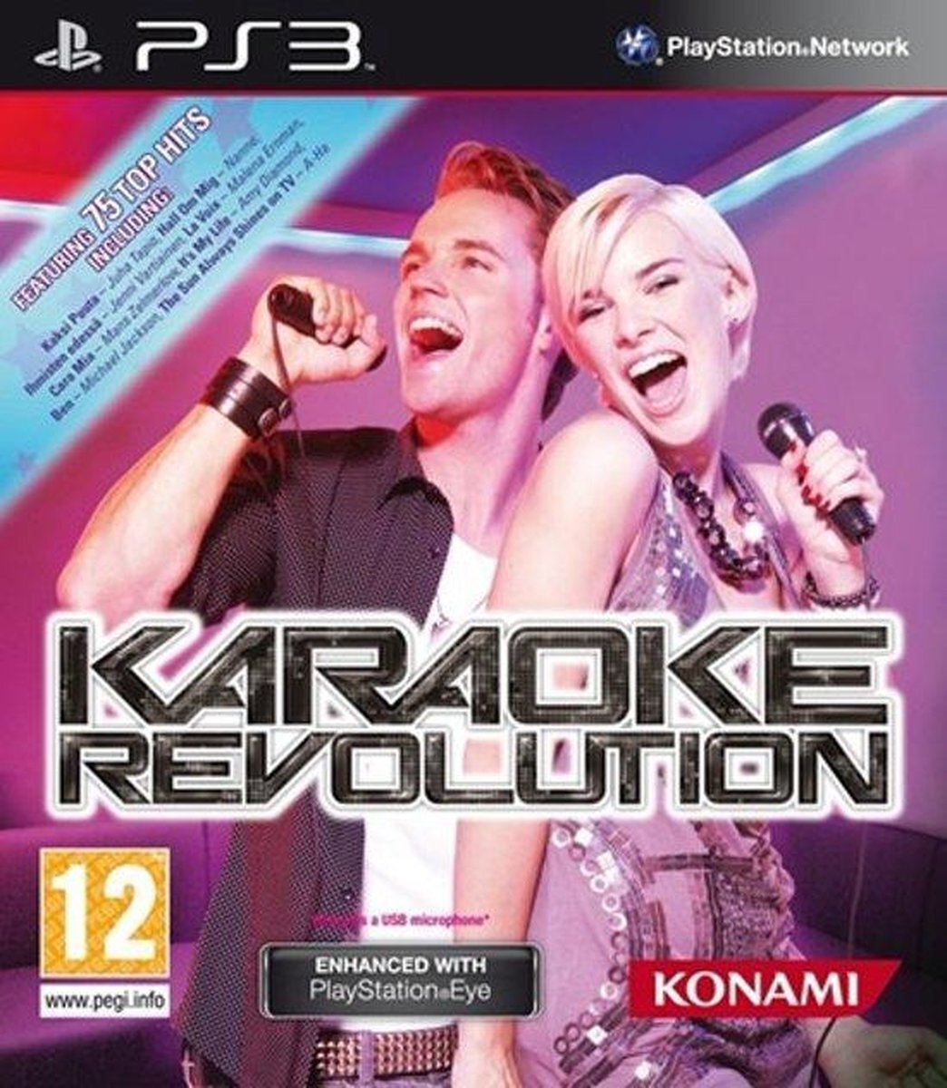 Konami Karaoke Revolution PlayStation 3