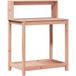 Maison Exclusive - Table de rempotage avec étagères en bois massif de Douglas