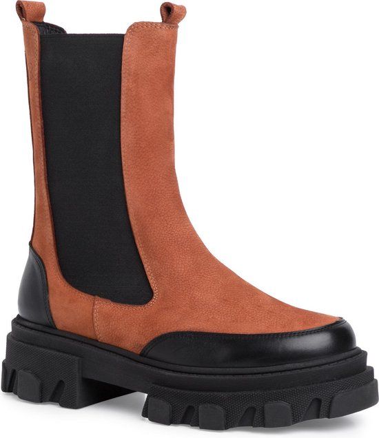 s.Oliver Dames Chelsea boots - 5-5-25467-39 - cognac - Maat 40 EU