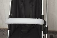 Babyline 3000003 stangafdekking voor kinderwagen, grijs