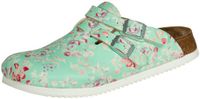 Birkenstock Kay SL Dames Werkklompen Flower Field Mint Narrow-fit | Groen | Imitatieleer | Maat 37