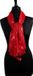 Merkloos Pailletten sjaal - Rood - Glitter - Carnaval - Unisex - Polyester - 175 cm