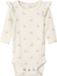 NAME IT NBFGAVO EKO LS SLIM BODY LIL NOOS - Baby - Bodies - Pastel Parchment - Imprimé animal