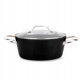 Maestro Rock Stone Pan met Deksel - 20 cm