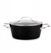 Maestro Rock Stone Pan met Deksel - 20 cm