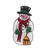 WERKA PRO 10 LED lichtgevende sneeuwpop 13,3 x 25 x 2,6 cm