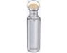 Klean Kanteen Reflect - Mirrored RVS - 800ml Drinkfles - Met Bamboe Dop