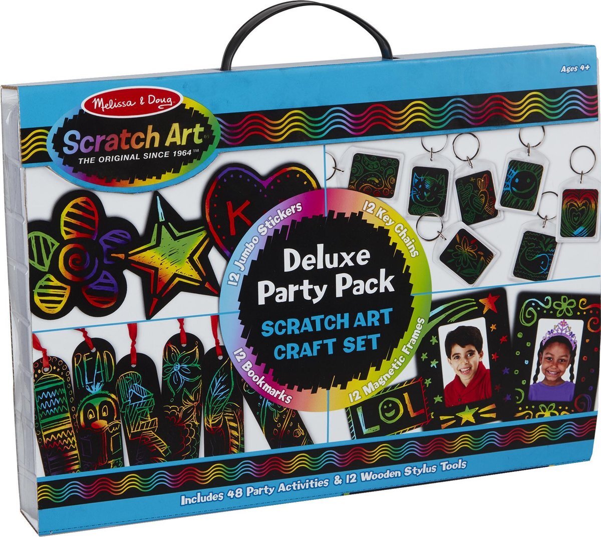 MELISSA & DOUG SCRATCH ART SET Deluxe feestpakke