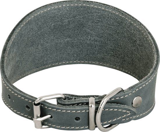 Jack And Vanilla Vetleder Windhondhalsband - Grijs - 37cm