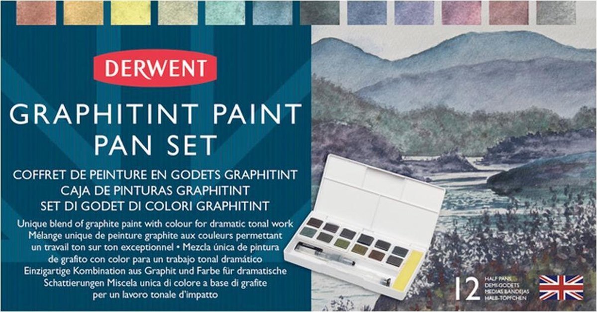 Derwent Graphitint Paint Pan Set DGT2305790