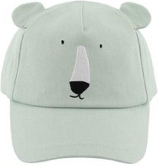 BEAU by Bo Trixie Baby pet Mr. Polar Bear - Kinderen - Unisex - 4-6 jaar - mint - Katoen
