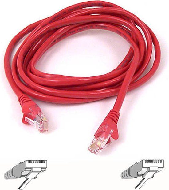 Belkin UTP-kabels RJ45 CAT-6 Snagless STP Patch Cable 10m red