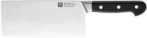 ZWILLING Pro Cleaver Knife - 18 cm - Stainless Steel - Black Handle