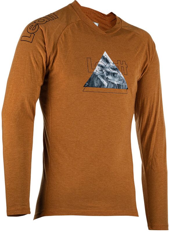 Leatt MTB Gravity 2.0 LS Jersey Men - Oranje - Maat: -