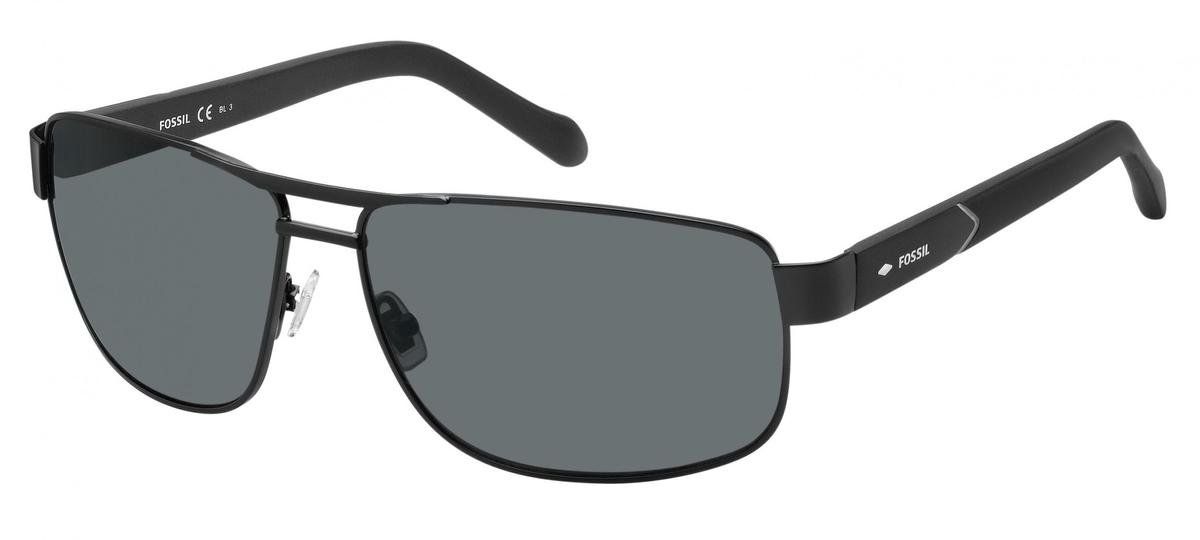Fossil Zonnebril Fos3060/s Heren Matzwart/grijs