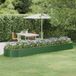 Maison Exclusive - Jardinière surélevée, acier galvanisé, 396x100x36 cm, vert